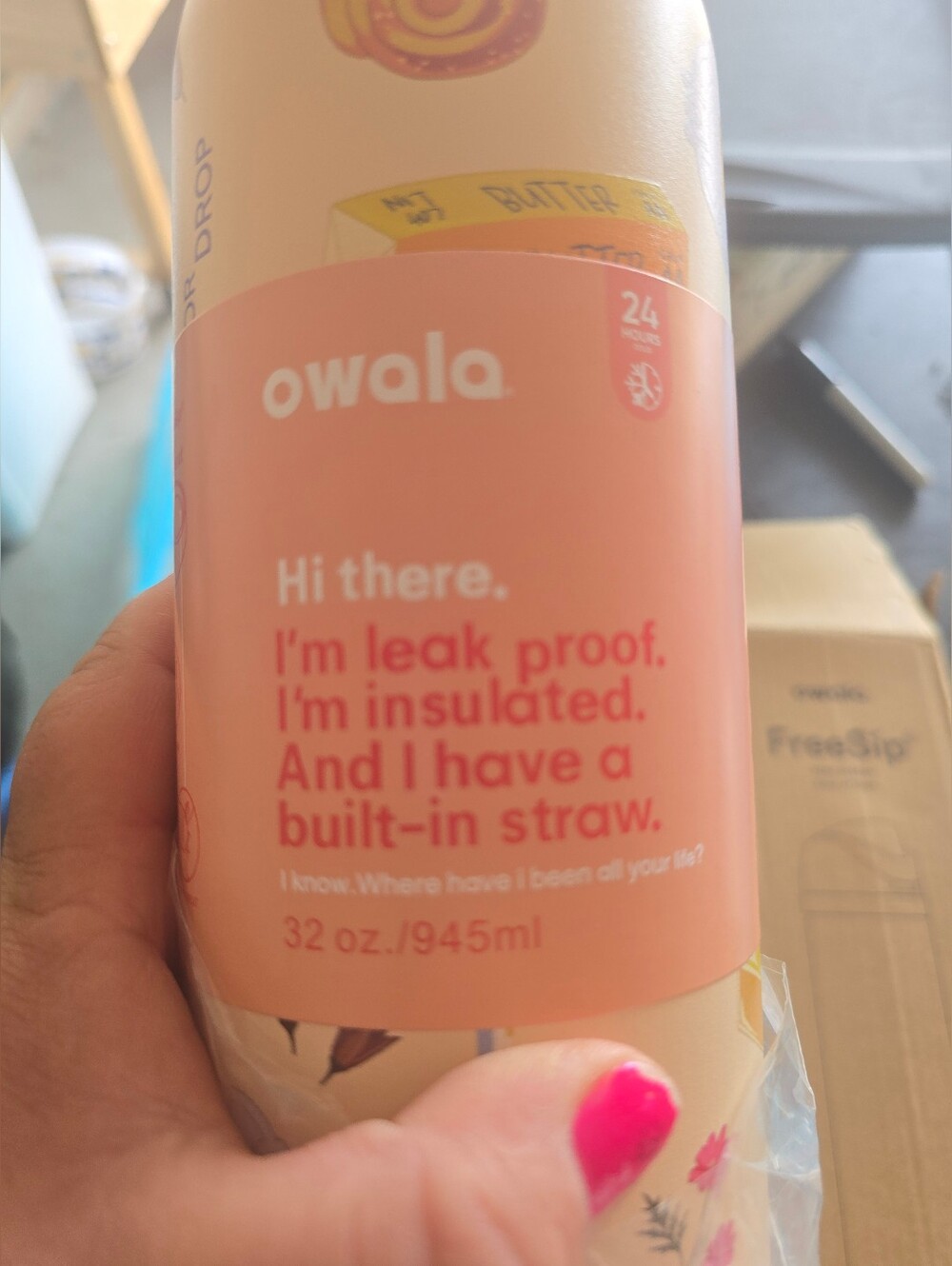 Brunch Bunch Owala Water Bottle - Picture 5 of 6